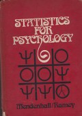 Statistic for Psychology