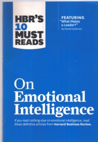 HBR'S 10 Must Reads On Emotional Intelligence