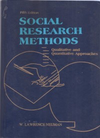Social Research Methods: qualitative and quantitative approaches