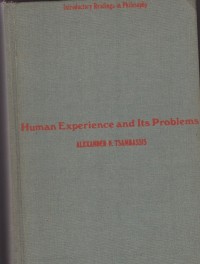 Human Experience and Its Problems