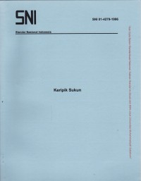 Keripik Sukun: SNI 01-4279-1996