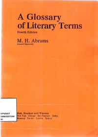 A Glossary Of Literaty Terms